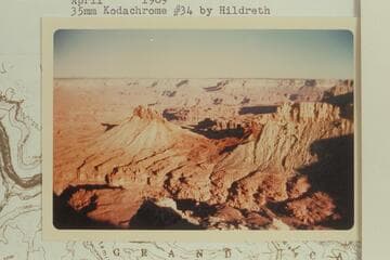Akaba-Panameta Saddle from Paya Point. Paya arm of Matkatamiba Canyon