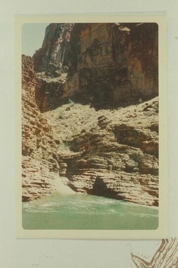 Mouth of Matkatamiba Canyon? Prevost saw no cairn at this side canyon