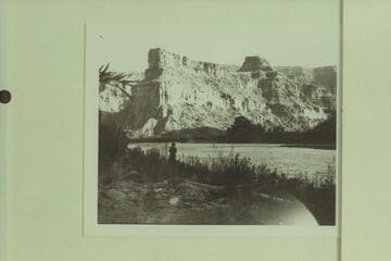 Camp location on the Green River at the mouth of Price River. Price River enters R. at Mile 18.15