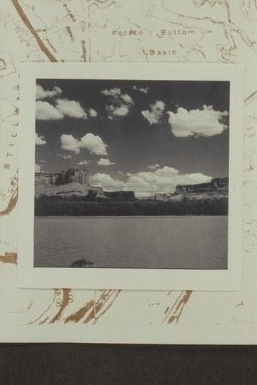 Upheaval Canyon. Upheaval Dome at right distance