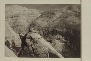 Lehi fork of Anasazi Canyon. From northwestern end of Black Brush Mesa near Base Camp