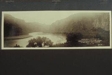 Green River Investigation: Downstream in Desolation Canyon, 1/4 Mile above Temple Canyon