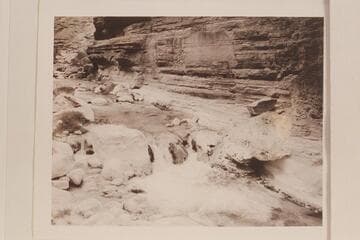 Swimming at the first falls above the lagoon at the mouth of Supai Creek