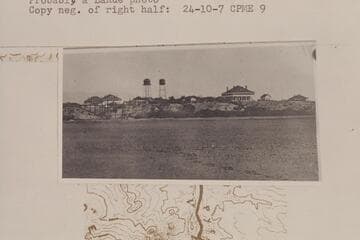 Camp Mojave back of a half mile mud flat. Probably a LaRue photo