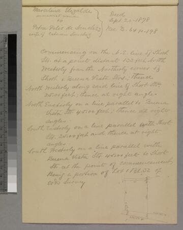 Wills, J. A. (Fort Hill Tract); sketch map