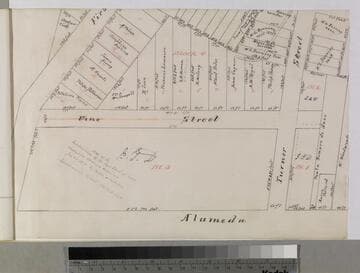 Map of the Subdivision of the Pryor Tract