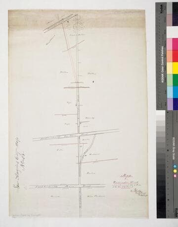 Map of Washington Street (Los Angeles City Map No. 13)