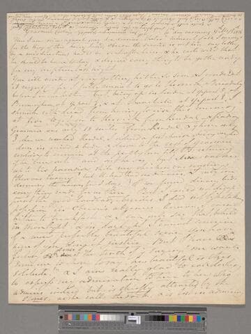 Opie, Amelia (Alderson). Letter to Thomas John Alderson