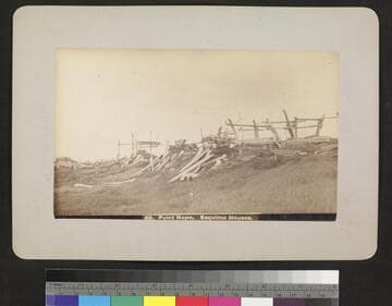 Point Hope. Esquimo houses