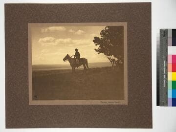 Evening. Navajo Land. At the edge of the Painted Desert