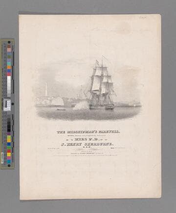 The midshipman's farewell / music by G. A. Hodson ; the poetry by J. H. Shurburne