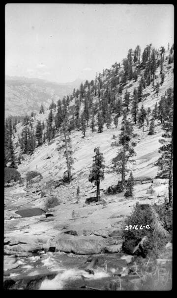 Big Creek, Fish Valley - Fish Creek Project - General vicinity of tunnel portals and diversion dam at Silver Creek