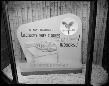 General Office display window