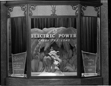 General Office display window