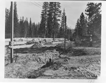 Big Creek - Mammoth Pool - General view of trailer court