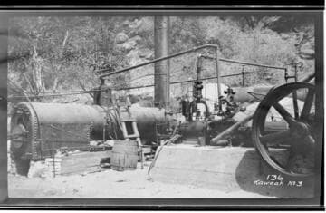 Boilers and compressors at Kaweah #3 Hydro Plant