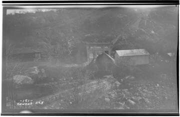 Kaweah #3 Power House and related buildings during construction
