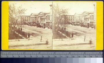 View on Washington St. Springfield Ill