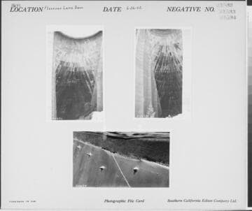 Big Creek, Florence Lake Dam - Arch #13