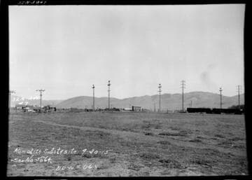Monolith substation site