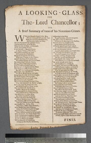A looking-glass for the Lord Chancellor or, A brief summary of some of his notorious crimes