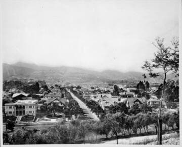 From Olive Hill (Barnsdall Park) looking north, 1926