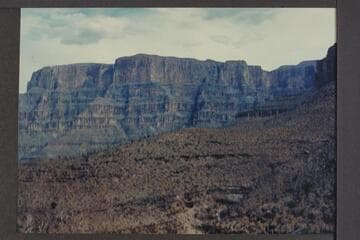 Route of Ervin's climb of 1931 right of center