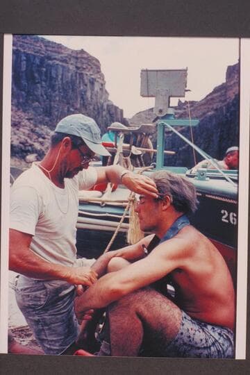 Frank LaRue converting Garth into an actor; Tapeats Creek