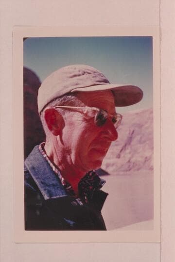 William Stone who was a member of the MHE party in Glen Canyon 1951, May 11-17; Lees Ferry