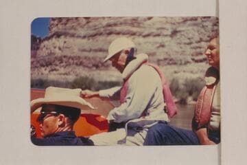 Crew of the "Friendship Cruise": Carrol Lambeth, Dock Marston and Pat Reilly
