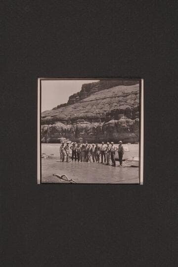 The Wright-Rigg party just before departure from Paria Riffle