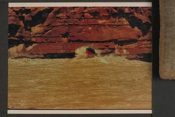 "Boo Too" in Unkar Rapid. Prel. Bright Angel gauge: June 13: 123,800 cfs