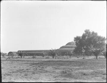 Lath house on the San Marino ranch, circa 1908