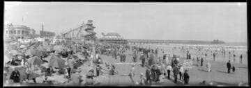 Beach, Long Beach. July 4, 1923