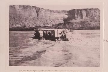 Motorboat "Marguerite." Owned by Tom Wimmer. On the Green River below Bowknot Bend