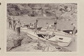 The combined Wright-Rigg and White-Pierce parties. Spencer Creek, Mile 246