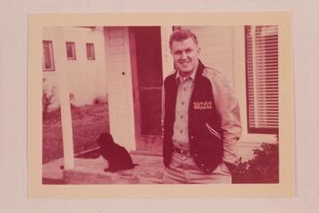 Edward Hudson as a college student in 1952