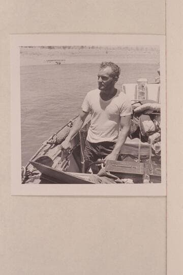 Roy Klinger, pilot of the camera boat, Marston-Disney cruise. Boulder City