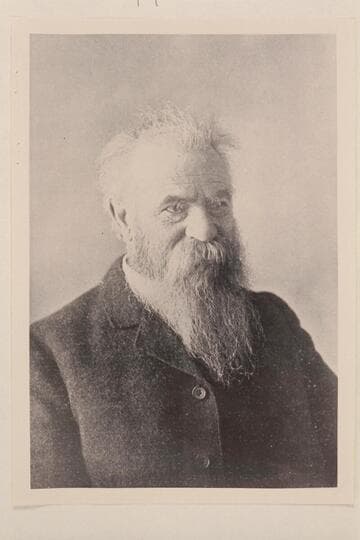 J. W. Powell. Captioned: A recent portrait taken by Mr. De Lancey Gill, the Art Photographer of the Smithsonian Institution