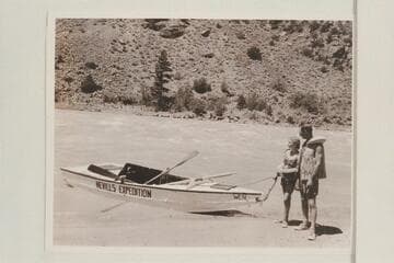 Joan and Norm Nevills on Green River
