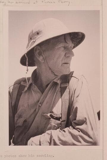 Bert Loper on the day he arrived at Pierces Ferry. Most of Loper's photos show him scowling