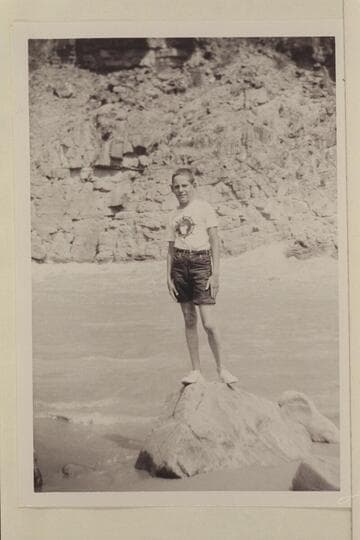 Jeffrey Marston. 217 Mile Rapid. Jeff joined the party at Whitmore and ran to Boulder City