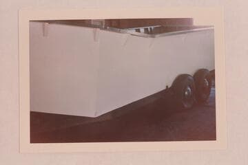 Emery Kolb's sweep scow. The scow has earned the name of "The Monster."