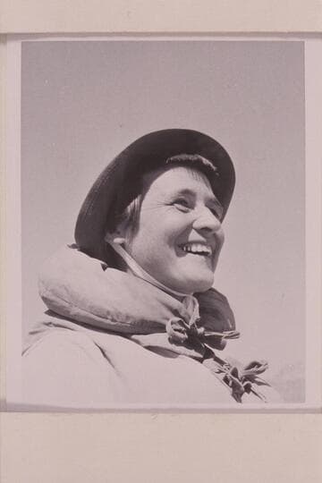 Martha Rathjeb, 1805 East Hill, Cincinnati 37, Ohio. At Paria Riffle prior to departure with the Georgie White party