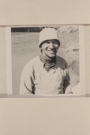 Alfred Milotte on upper Green River