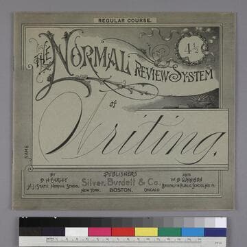 The Normal Review System of Writing, Regular Course, No. 4 1/2