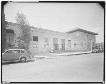 Post Office under construction, 281 East Colorado, Pasadena. 1938