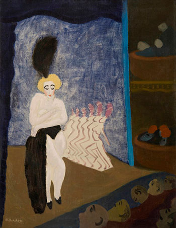 Milton Avery (1885–1965), Burlesque, 1936, oil on canvas, 36 × 28. The Huntington Library, Art Collections, and Botanical Gardens. © 2015 The Milton Avery Trust / Artists Rights Society (ARS), New York. Milton Avery (1885–1965), Burlesque, 1936, oil on canvas, 36 × 28. The Huntington Library, Art Collections, and Botanical Gardens. © 2015 The Milton Avery Trust / Artists Rights Society (ARS), New York.